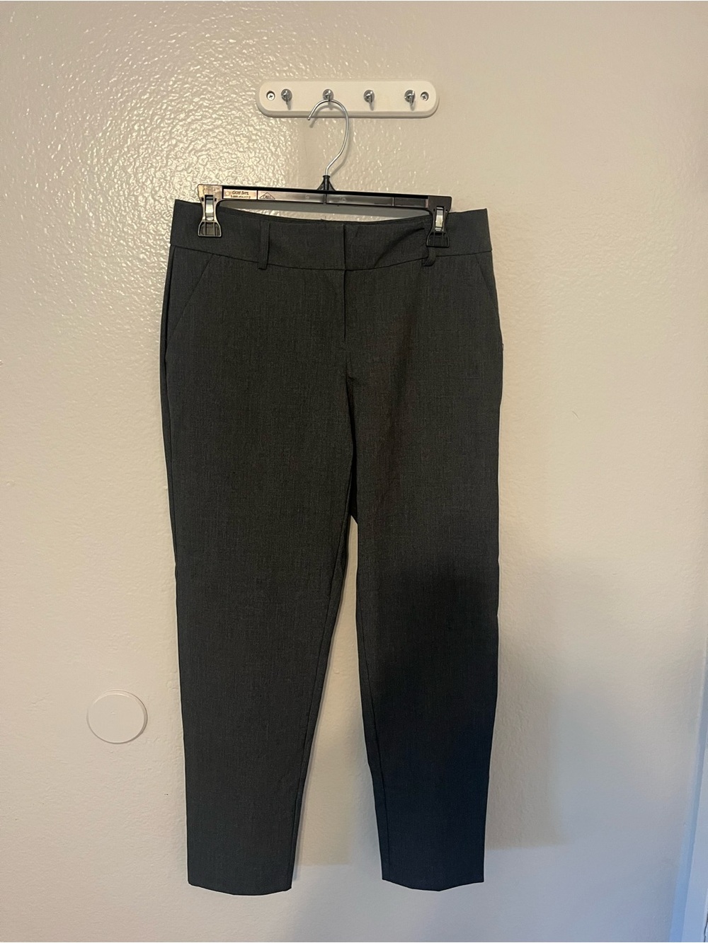 Apt. 9 Charcoal Gray Tailored Dress Pants